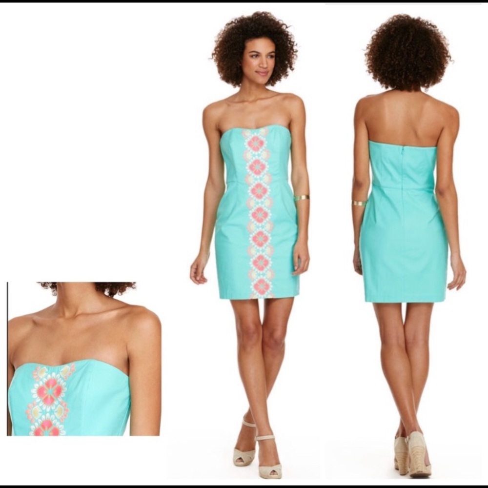 Strapless dress